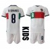 Billige Portugal Bruno Fernandes #8 Bortetrøye Barn VM 2022 Kortermet (+ korte bukser)